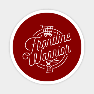 Frontline Warrior (essential grocery worker) Magnet